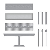 Spellbinders Stitched Fringe Cake Etched Dies (S3-452) (OUTLET)