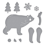 Spellbinders Chill Bear Etched Dies (S3-415) (OUTLET)