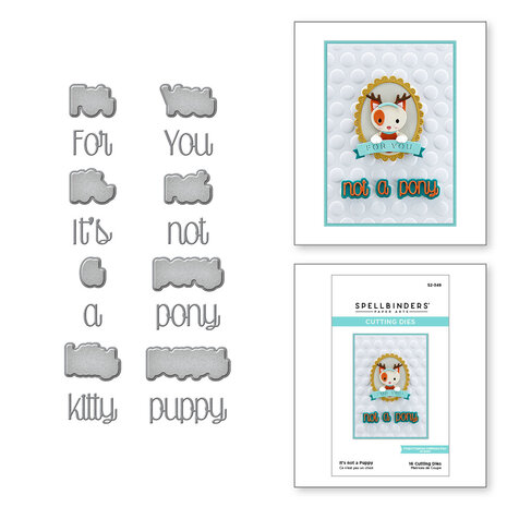 Spellbinders It's Not a Puppy Etched Dies (S2-349) (OUTLET) Spellbinders It's Not a Puppy Etched Dies (S2-349) (OUTLET)