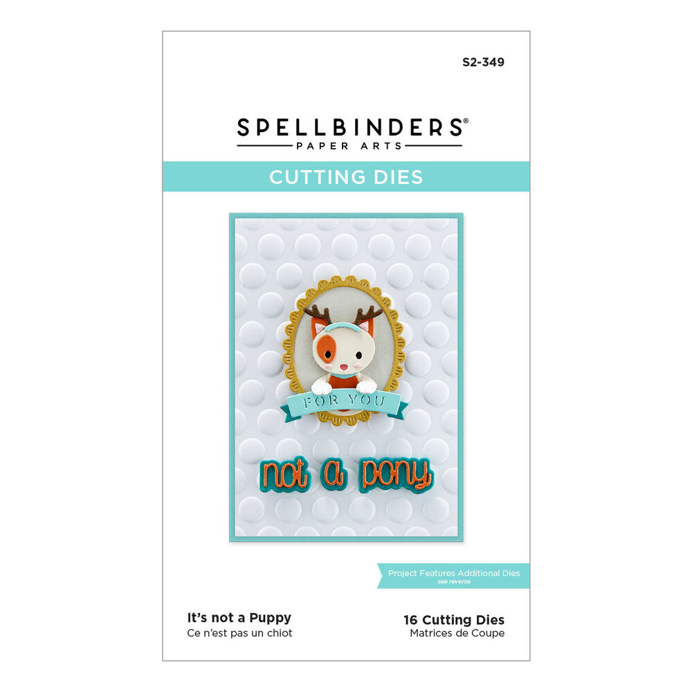Spellbinders It's Not a Puppy Etched Dies (S2-349) (OUTLET) Spellbinders It's Not a Puppy Etched Dies (S2-349) (OUTLET)