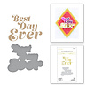 Spellbinders Glimmering Best Day Hot Foil Plate & Die Set (GLP-385) (OUTLET) Spellbinders Glimmering Best Day Hot Foil Plate & Die Set (GLP-385) (OUTLET)