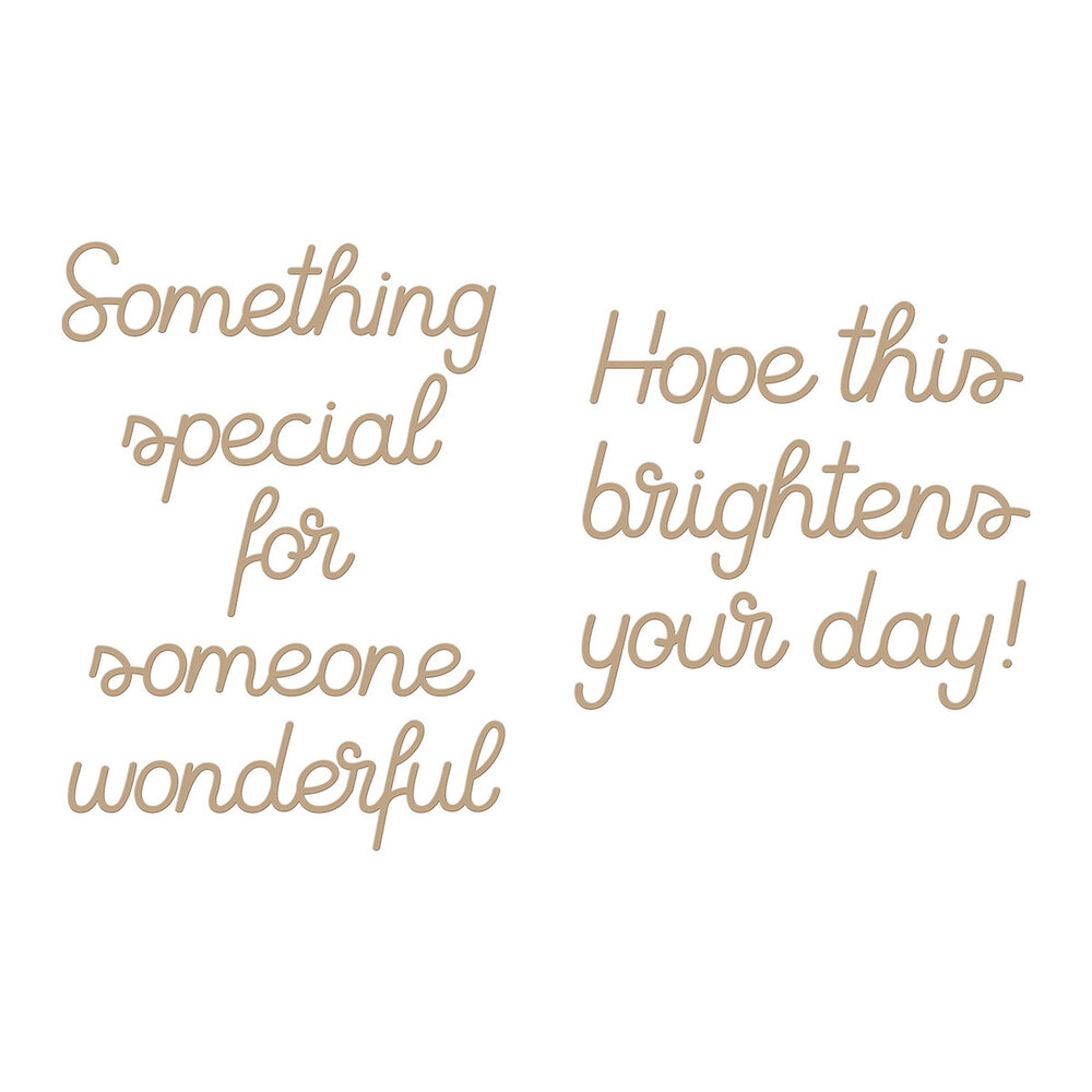 Spellbinders Something Special Glimmer Hot Foil Plate (GLP-315) (OUTLET) Spellbinders Something Special Glimmer Hot Foil Plate (GLP-315) (OUTLET)