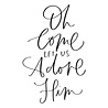 Spellbinders Let Us Adore Him Press Plate (BP-058) (OUTLET)