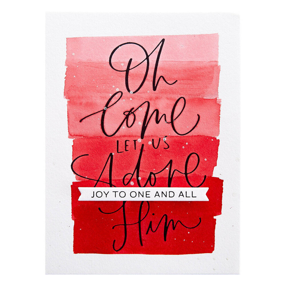 Spellbinders Let Us Adore Him Press Plate (BP-058) (OUTLET)