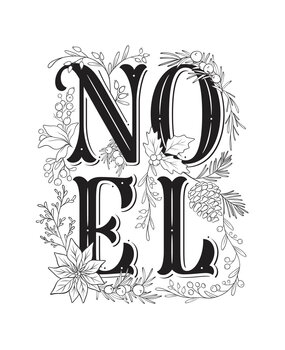 Spellbinders Festive Noel Press Plate (BP-053) (OUTLET)