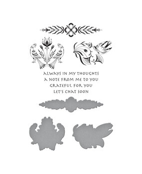 Spellbinders Let's Chat Soon Icons Press Plate & Die Set (BP-043) (OUTLET)