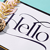 Spellbinders Hello Press Plate (BP-039) (OUTLET) Spellbinders Hello Press Plate (BP-039) (OUTLET)