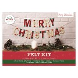 Simply Make Felt Garland Kit Merry Christmas Light Up (DSM 106126) (OUTLET)