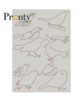 Pronty Crafts Beautiful Butterfly A5 Grey Chipboard Birds (492.001.057) (OUTLET) Pronty Crafts Beautiful Butterfly A5 Grey Chipboard Birds (492.001.057) (OUTLET)