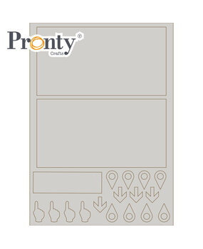 Pronty Crafts Grey Chipboard A4 Natasja's Design Album (492.001.050) (OUTLET) Pronty Crafts Grey Chipboard A4 Natasja's Design Album (492.001.050) (OUTLET)