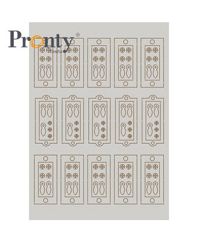 Pronty Crafts Frames and Turn Buttons A5 Chipboard (492.001.047) (OUTLET)