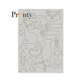 Pronty Crafts Chipboard Purrrfect Shapes A5 (492.001.046) (OUTLET)