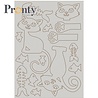 Pronty Crafts Chipboard Purrrfect Shapes A5 (492.001.046) (OUTLET)