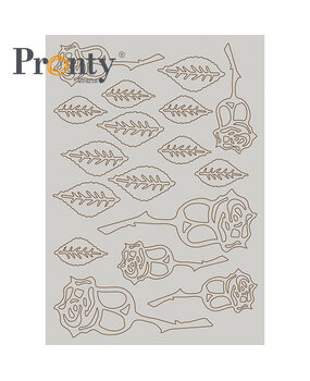 Pronty Crafts Grey Chipboard A5 Roses (492.001.044) (OUTLET) Pronty Crafts Grey Chipboard A5 Roses (492.001.044) (OUTLET)