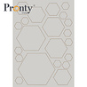 Pronty Crafts Grey Chipboard A4 Hexagon (492.001.041) (OUTLET)