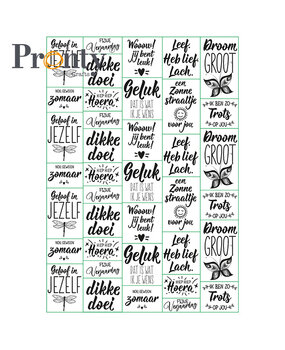 Pronty Crafts Beautiful Butterfly A4 Paper Quotes (472.700.019) (OUTLET)