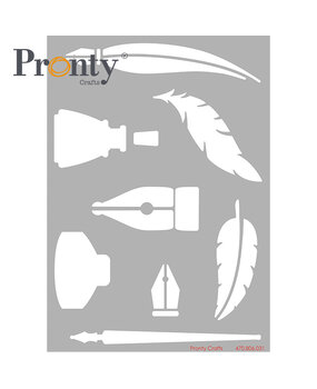Pronty Crafts Stencil Pen and Ink A5 (470.806.031) (OUTLET)