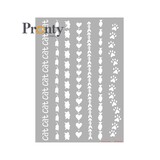 Pronty Crafts Stencil Purrrfect Borders A4 (470.806.026) (OUTLET)