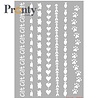 Pronty Crafts Stencil Purrrfect Borders A4 (470.806.026) (OUTLET)