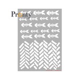 Pronty Crafts Stencil Purrrfect Fishbone A5 (470.806.019) (OUTLET)
