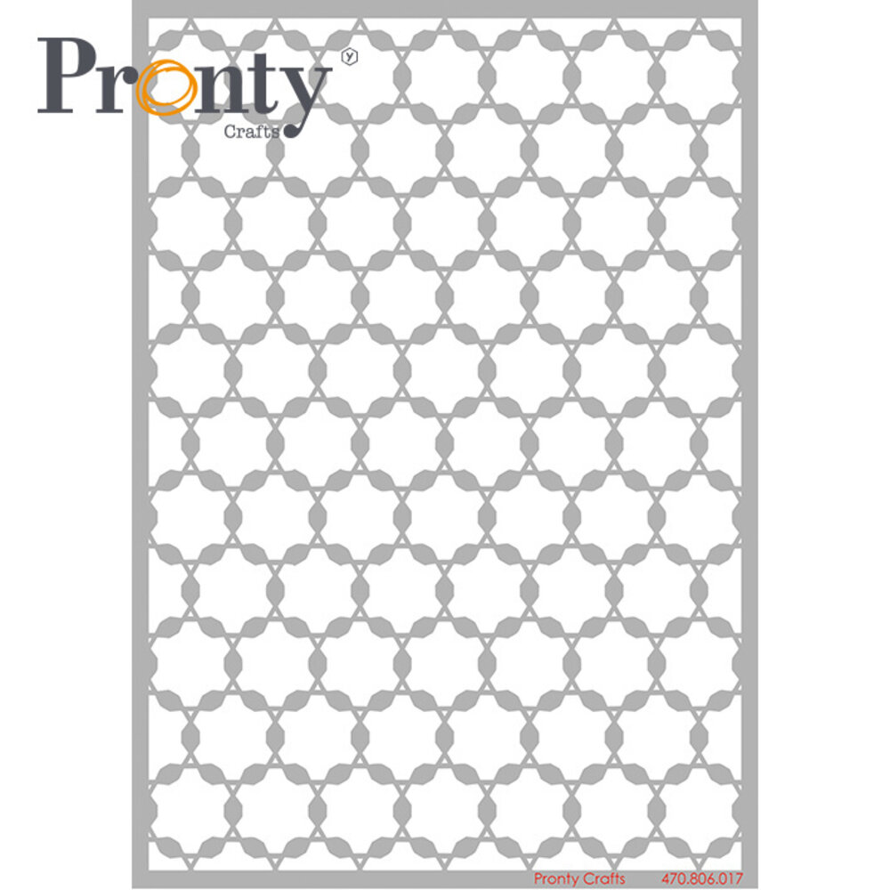 Pronty Crafts Mask Stencil A5 Geomatric (470.806.017) (OUTLET)