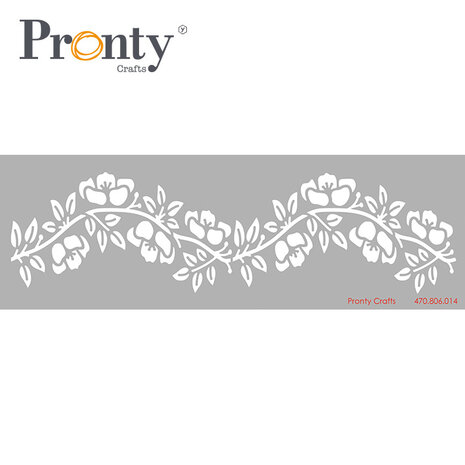 Pronty Crafts Mask Stencil Border Romantic (470.806.014) (OUTLET)