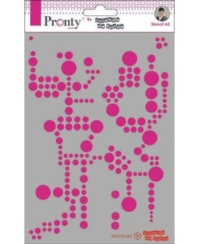 Pronty Crafts Pattern Background Circles A5 Stencil (470.770.049) (OUTLET)