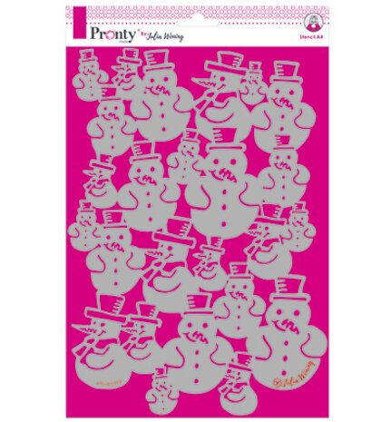 Pronty Crafts Snowman A4 Stencil (470.765.019) (OUTLET)