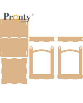 Pronty Crafts Beautiful Butterfly MDF Birdhouse (460.483.048) (OUTLET)