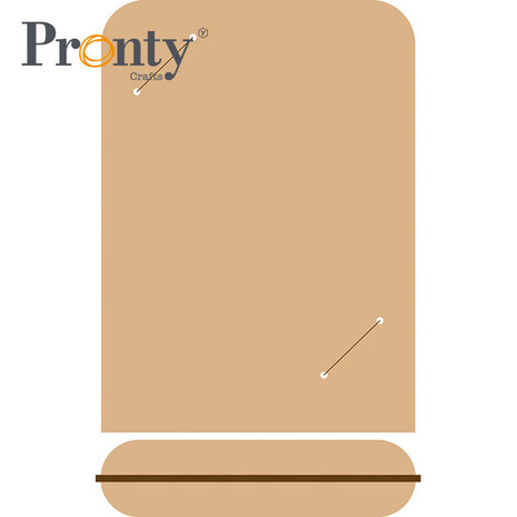 Pronty Crafts MDF Photoframe w/ Elastic 3mm (460.483.026) (OUTLET)