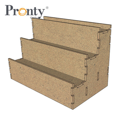 Pronty Crafts MDF Origanizer Basic Box Bottle Stairs (460.483.020) (OUTLET)