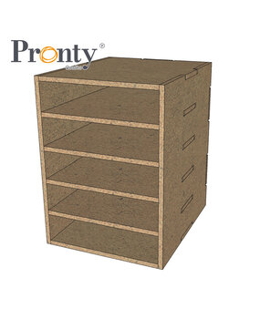 Pronty Crafts MDF Organizer Half Box Drawer (460.483.019) (OUTLET)