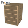 Pronty Crafts MDF Organizer Half Box Drawer (460.483.019) (OUTLET)
