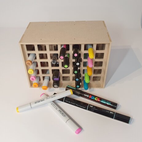Pronty Crafts MDF Organizer Basic Box Markers (460.483.017) (OUTLET)