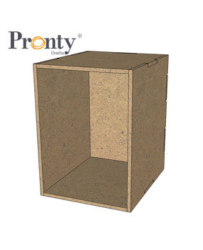 Pronty Crafts MDF Organizer Half Box (460.483.012) (OUTLET)