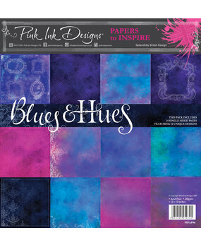 Pink Ink Designs Blues & Hues 12x12 Inch Paper Pack (PIPAP06) (OUTLET)