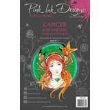 Pink Ink Designs Cancer "The Psychic" A5 Clear Stamps (PI220) (OUTLET)