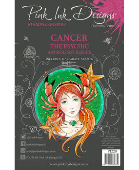 Pink Ink Designs Cancer "The Psychic" A5 Clear Stamps (PI220) (OUTLET)