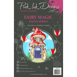 Pink Ink Designs Fairy Magic A5 Clear Stamps (PI212) (OUTLET)
