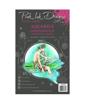 Pink Ink Designs Aquarius "Independence" A5 Clear Stamps (PI204) (OUTLET)