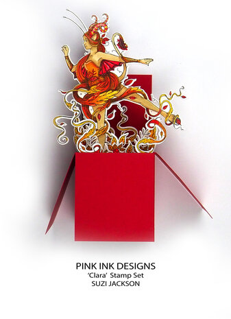 Pink Ink Designs Clara A5 Clear Stamps (PI198) (OUTLET)