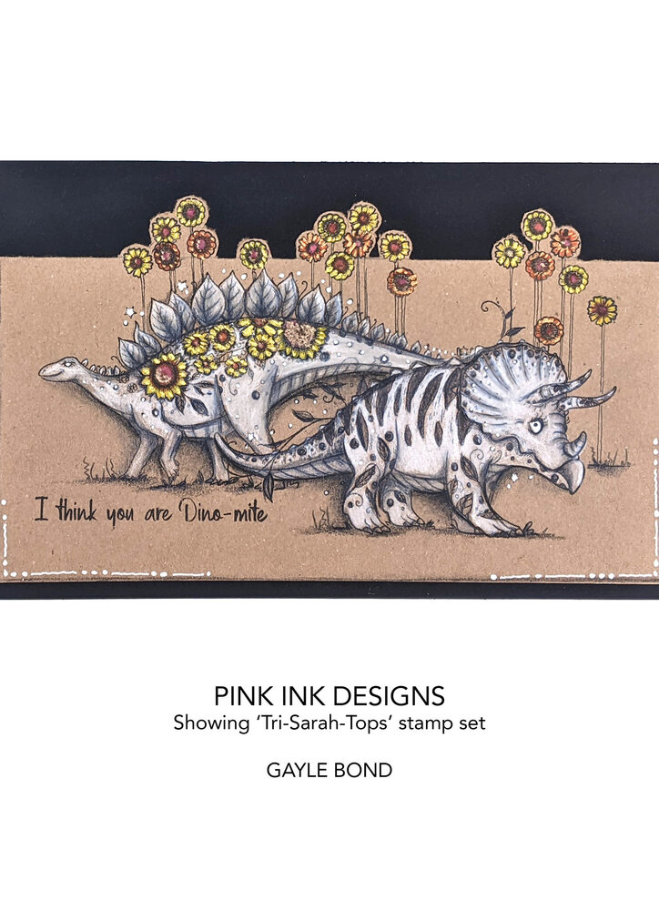 Pink Ink Designs Tri-Sarah-Tops A5 Clear Stamp (PI172) (OUTLET) Pink Ink Designs Tri-Sarah-Tops A5 Clear Stamp (PI172) (OUTLET)