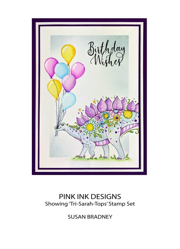 Pink Ink Designs Tri-Sarah-Tops A5 Clear Stamp (PI172) (OUTLET) Pink Ink Designs Tri-Sarah-Tops A5 Clear Stamp (PI172) (OUTLET)