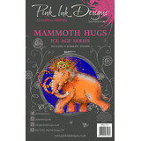 Pink Ink Designs Mammoth Hugs A5 Clear Stamp (PI171) (OUTLET)
