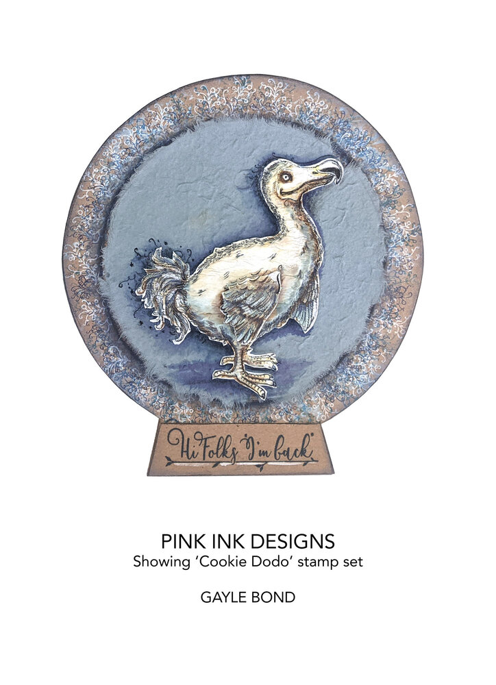 Pink Ink Designs Cookie Dodo A5 Clear Stamp (PI170) (OUTLET)