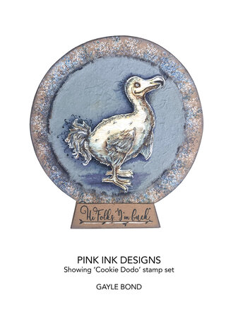 Pink Ink Designs Cookie Dodo A5 Clear Stamp (PI170) (OUTLET)