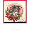 Pink Ink Designs Koala-ty Hugs A5 Clear Stamp (PI166) (OUTLET)