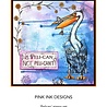 Pink Ink Designs Pelican A5 Clear Stamp (PI164) (OUTLET)