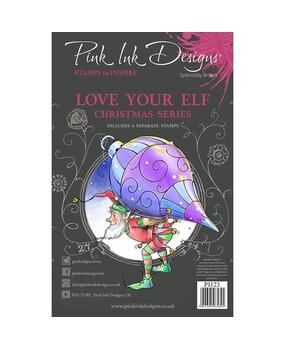 Pink Ink Designs Love Your Elf A5 Clear Stamp (PI123) (OUTLET) Pink Ink Designs Love Your Elf A5 Clear Stamp (PI123) (OUTLET)