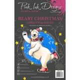 Pink Ink Designs Beary Christmas A5 Clear Stamp (PI119) (OUTLET)